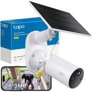Tp-Link Tapo TC82 KIT 2K 3MP Battery Solar Security Camera Outdoor, Maintenance-free, Colour Night Vision, Outdoor Camera No Monthly Fee, Smart Person Detection, IP65, Works with Alexa & Google product image