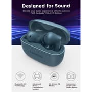 Lenovo TWS Earbuds Yoga PC Edition Tidal Teal Active Noise Cancellation Bluetooth 5.3 Wireless Earbuds ENC 3-Mic Clear Calls AI EQ Mode Switch for Gaming, Movies, Music, and Meetings product image