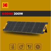 Kodak 200W Portable Solar Panel 23% Conversion Rate , Multiple, Wide compatibility , Magnetic w/ IP65 Waterproof Rating & Adjustable legs , MC4 / MC4 Compatible product image