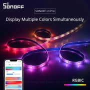 SONOFF L3 Pro Smart LED Strip Light WiFi LED RGBIC Lights Flexible Lamp Tape Display Multiple Colors Simultaneously Music Mode product image