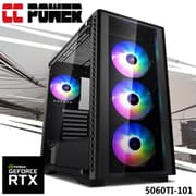 CC Power 5060TI-101 Gaming PC NEW 13Gen Intel Core i7 16-Cores w/ Nvidia RTX 5060TI 8GB DDR7 & Advanced Air Cooler product image