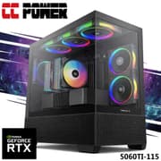 CC Power 5060TI-115 Gaming PC NEW 9Gen AMD Ryzen 7 7700 8-Cores w/ Nvidia RTX 5060 TI 16GB DDR7 & DDR5 Memory & Advanced Air Cooler product image