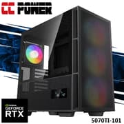 CC Power 5070TI-101 Gaming PC NEW Intel Core Ultra 7 K-Series 20-Cores w/ Nvidia RTX 5070 TI 16GB DDR7 & Liquid Cooler product image