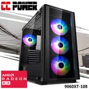 CC Power 9060XT-108 Gaming PC NEW 13Gen Intel Core i7 16-Cores w/ AMD Radeon 9060 XT 8GB DDR6 & Advanced Air Cooler product image