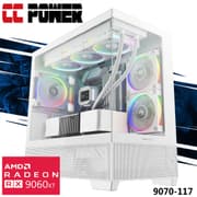 CC Power 9070-117 Gaming PC 14Gen NEW Intel Ultra 5 10-Cores w/ AMD Radeon RX 9070 16GB DDR6 & Advanced Air Cooler product image