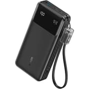 Anker Power Bank, 20,000mAh Portable Charger With 30W Max PD Fast Charging, 3-way Output, Digital Display, Eco Friendly Design, 2 x USB-C & USB-A Ports - Black product image