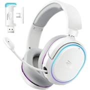 Proove Rapture Wireless Gaming Headphones Maximum Practicality and Powerful Sound, up to 34 hours, 2.4GHz, Bluetooth 5.0, AUX - White product image
