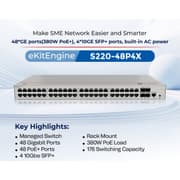 Huawei EKit S220-48P4X Smart Switch 48 Port Gigabit ( 48 POE – 380 Watt ) + 4 10GE SFP+ Ports product image