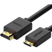 UGREEN HDMI-Mini HDMI 1 m Black HDMI Cable – HDMI Cables (1 m, HDMI Type A (Standard), HDMI Type C (Mini), 3d, 10.2 Gbit/s, Black) product image