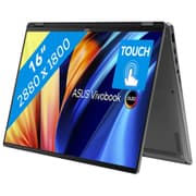 ASUS Vivobook 16 Flip (2025) TP3607 AI-Powered NEW Intel Core Ultra 7 Gen II 256V 8-Cores Ultimate Flexibility w/ NVIDIA RTX 5050 8GB DDR7 & OLED 3K 120Hz Touch Screen product image
