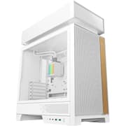 DeepCool CL6600 Computer Case, Pre-installed 360mm ARGB Liquid Cooler & 2x FL12R SE ARGB Fans, ABS + SPCC + Tempered Glass Material, White product image