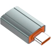 LDNIO LC140 USB-A to Type-C Adapter, Fast Transmission, Universal Device, Insert to use, Aluminum Material - Grey product image