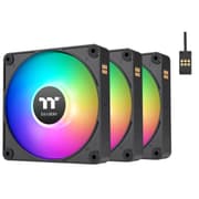 Thermaltake CT140 EX ARGB Reverse PC Cooling Fan (3-Fan Pack), Magnetic Connection, 5V Motherboard Sync, 16.8 Million Colors 9 Addressable LEDs, 140 mm Case/Radiator Fan product image