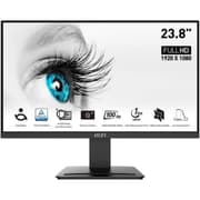 MSI PRO MP2412 24" Full HD 100Hz Less Blue Light PRO VESA Mountable Accessory Slot Design Tilt-Adjustable HDMI & DP - Black product image