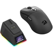 Redragon M998 Ultra Lightweight Wireless Gaming Mouse 3950 Sensor with RGB Magnetic Charging Dock, BT/2.4G Wireless/Wired Optical Mice, 30000 DPI, 5 Programmable Buttons for PC/Mac, Black product image