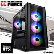 CC Power 5050-102 Gaming PC NEW 12Gen Intel Core i5 6-Cores w/ Nvidia RTX 5050 8GB DDR6 & Advanced Air Cooler product image