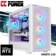 CC Power 5060TI-110 Gaming PC NEW 9Gen AMD Ryzen 9 9900X 12-Cores w/ Nvidia RTX 5060 TI 8GB DDR7 & DDR5 Memory & Liquid Cooler product image