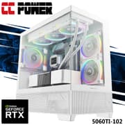 CC Power 5060TI-102 Gaming PC NEW 14Gen Intel I5 14400F 10-Cores w/ Nvidia RTX 5060 TI 16GB DDR7 w/ DDR5 Memory & Advanced Air Cooler product image