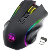 Redragon M602 Wireless Griffin RGB Gaming Mouse, Tri-Mode 2.4G/USB-C/Bluetooth Mouse Gaming, RGB Spectrum Backlit Ergonomic Mouse with 7 Programmable Backlight Modes up to 8000 DPI for Win PC Gamers product image