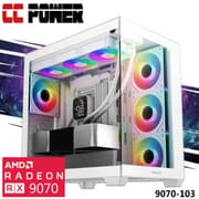 CC Power 9070-103 Gaming PC 7Gen AMD Ryzen 7 7800X3D 8-Cores w/ AMD Radeon RX 9070 16GB GDDR6 & Advanced AIR Cooler product image