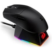 Redragon K1NG M999 Ultra Lightweight Wireless Gaming Mouse with RGB Magnetic Charging Dock, BT/2.4G Wireless/Wired Optical Mice, 45000 DPI, 5 Programmable Buttons for PC/Mac, Black product image