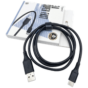 TECNO TCD C12 3A USB-A to USB-C Super Fast Charging & Data Sync Up to 480Mbps Data Transfer 1M , Black product image