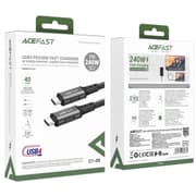 ACEFAST C1-09 1m PD 240W USB C to USB C Cable 40Gbps Data Transfer Cord with Audio / Video Support product image