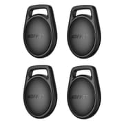 ACEFAST S2 4Pcs Keychain Button Type Tracker Anti-Lost Device Bluetooth-Compatible Key Wallet Finder for iOS - Black product image