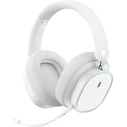 Baseus GH02 Gaming Wireless Headphones - Bluetooth 5.3, ANC, RGB, 40mm Driver, 40-Hour Playtime, IPX-6 - White product image