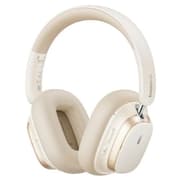 Baseus Bowie H1s Bluetooth Headset Foldable, Active Noise Cancelling Wireless Over-Ear Headphone, PX4 Waterproof, up to 100Hrs - White product image