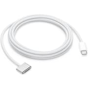 Apple USB-C to MagSafe 3 Cable (2m) Compatible with MacBook Air & MacBook Pro use MagSafe 3 - Silver product image