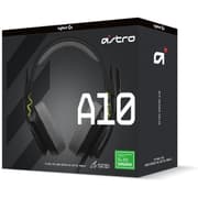 Logitech G Astro A10 Gen 2 Cross-Platform Wired Gaming Headset for PlayStation 5/4, Xbox S|X, Nintendo Switch, PC: 3.5mm Headphone Jack, 32mm Drivers, Flip-to-Mute Mic, Over-Ear - Black/Xbox Edition product image