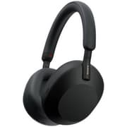 Sony WH-1000XM5SA Premium Noise Cancelling Wireless Over-Ear Headphones, Bluetooth, Clear Call Quality, High-Resolution Sound, Up to 30 Hours Battery Life, Soft Case, Including iOS and Android - Black product image