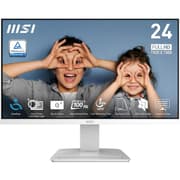 MSI PRO MP2412W 24" Full HD 100Hz Less Blue Light PRO VESA Mountable Accessory Slot Design Tilt-Adjustable HDMI & DP - White product image