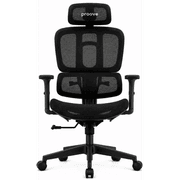 Proove White-collar Ergonomic Office Chair with 3D Armrests – Black product image
