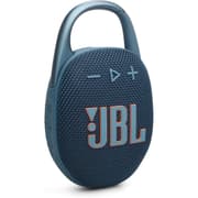 JBL Clip 5 - Ultra-Portable, Waterproof & Dustproof Bluetooth Speaker, Big Pro Sound with Punchy bass, Integrated Carabiner, Up to 12 Hours of Play, Made in Part with Recycled Materials , Blue product image