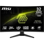 MSI MAG 321CQF E18 32" Curved 1500R QHD 2K 1440P 180Hz AMD FreeSync 0.5ms HDR Ready Low Blue Light Ai Vision Gaming Computer Monitor - Black product image