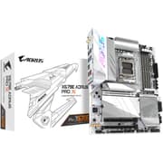 GIGABYTE X670E Aorus Pro X AM5 ATX Motherboard, AMD X670 Chipset, 4x DDR5 DIMM Slots, Up to 256GB Max Memory, Wi-Fi 7 & BT 5.3, 1x PCIe 5.0 x16, 4x M.2 Slots, White product image