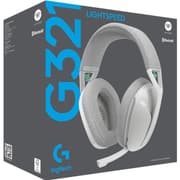 Logitech G321 Lightspeed Wireless Bluetooth Gaming Headset, Dynamic Comfort and fit, 16 kHz Boom mic, 20+ hrs Battery, PC, PS4, PS5, Nintendo Switch, Mobile - White product image