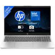 HP Laptop 15-fd0099nq (2025) Intel Core 7 150U 10-Cores Slim Design w/ Fast Charging & DDR5 Memory - Natural silver & Blue Cover product image