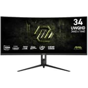 MSI MAG 342CQRF E20 34" UWQHD 4K Curved 1500R 200Hz ,0.5ms , sRGB 110% 1.07B Color HDR Ready AI Vision Less Blue Light Adaptive-Sync - Black product image