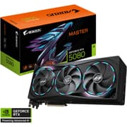 GIGABYTE AORUS GeForce RTX 5080 MASTER Graphics Card, 16GB GDDR7 256-Bit Memory, 2805 MHz Core Clock, 30 Gbps Memory Speed, PCI-Express 5.0 product image