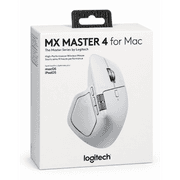 Logitech MX Master 4 For Mac , Ergonomic Wireless Mouse with Advanced Performance Haptic Feedback, Ultra-Fast Scrolling, USB-C Charging, Bluetooth, Windows, MacOS - Pale Grey product image