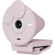 Logitech Brio 300 Full HD 1080p Webcam For Meetings & Works Auto-Light Balance w/ Noise Reduction Mic & Certified For Zoom USB-C - Pink product image