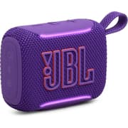 JBL Go 5 - Ultra-Portable Waterproof & Drop-Proof Speaker with JBL Legendary Sound & Ambient Edge Lighting, AirTouch Instant Stereo Pairing or Link Multiple Compatible Speakers via Auracast™ (Purple) product image