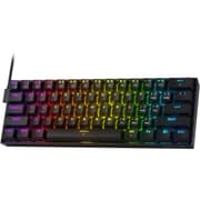 Redragon K617 HE Rapid Trigger Gaming Keyboard, 60% 61 Keys Wired Mechanical Keyboard w/Hyper-Fast Actuation, Dedicated Hall Effect Magnetic Switch, Actuation Point Adjustable, Essential Black product image