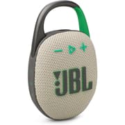 JBL Clip 5 - Ultra-Portable, Waterproof & Dustproof Bluetooth Speaker, Big Pro Sound with Punchy bass, Integrated Carabiner, Up to 12 Hours of Play, Made in Part with Recycled Materials , Sand product image