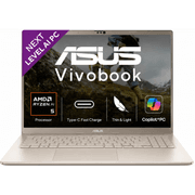 ASUS Vivobook 14 (2026) M1407KA-LY174W Laptop | AMD Ryzen AI 5 330 | 16GB DDR5 | 512GB SSD | 14" WUXGA | Windows 11 Home | Platinum Gold product image