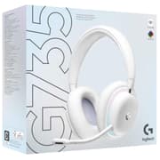 Logitech G735 Wireless Gaming Headset, 40mm Audio Drivers, 16 Hours Gaming Battery, 20 Meters Range, USB-C Charging Port, 38 Ohms Impedance, Dolby Atmos+ Windows Sonic, White product image