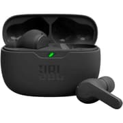 JBL Vibe Beam - True Wireless JBL Deep Bass Sound Earbuds, Bluetooth 5.2, Water & Dust Resistant, Hands-Free Call with Voice Aware, up to 32 Hours of Battery Life (Black) product image